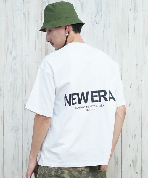 「NEW ERA」 半袖Tシャツ L ホワイト メンズ_画像3