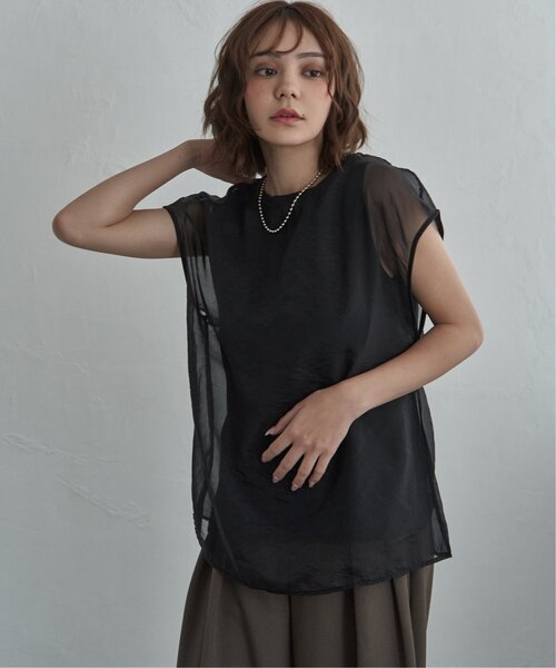 「notch.」 半袖カットソー M ベージュ レディース_画像2