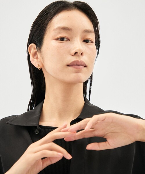 Jouete（ジュエッテ） フープ ピアス ダブルフープピアス ジルコニア