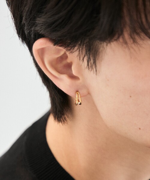 Jouete（ジュエッテ） ピアス ダブルフープピアス ジルコニア