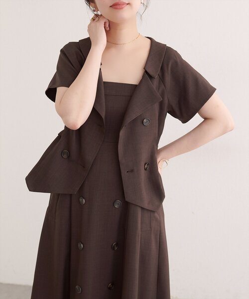 natural couture ベスト ジレ トレンチ風ベスト レディース : ZOZOTOWN natural couture ベスト ジレ トレンチ風ベスト レディース : ZOZOTOWN