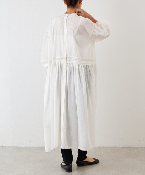 「BEARDSLEY」 長袖ワンピース M ブラック レディース_画像4