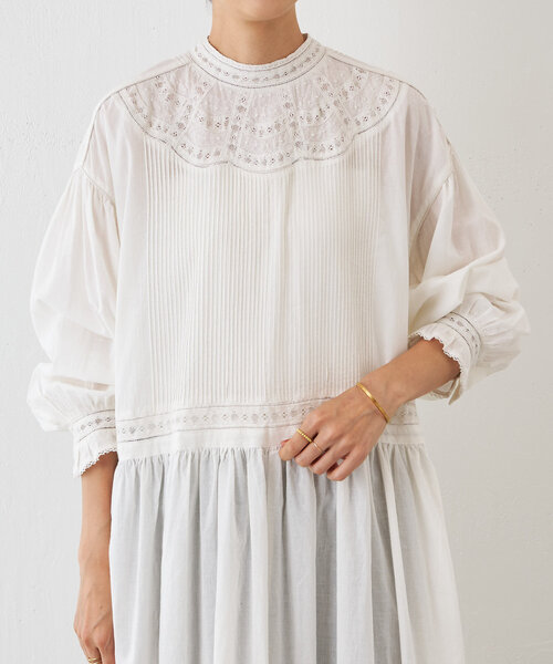 「BEARDSLEY」 長袖ワンピース M ブラック レディース_画像5