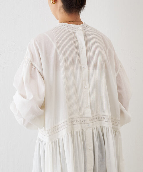 「BEARDSLEY」 長袖ワンピース M ブラック レディース_画像6