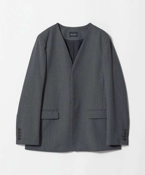 【美品】steven alan ノーカラージャケット STEVEN ALAN（スティーブンアラン） ジャケット ノーカラージャケット