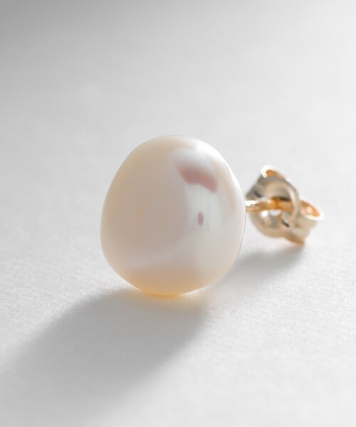 COCOSHNIK（ココシュニック） ピアス K10バロックパール スタッド