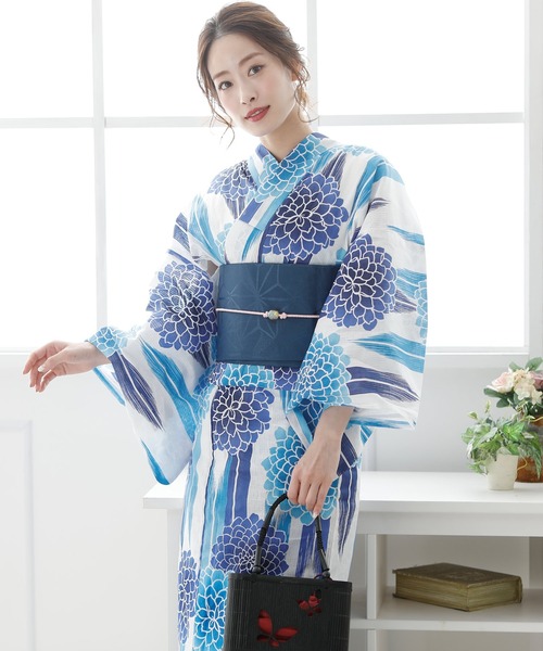 yulie 浴衣 ＼15種類から選べるレディース3点セット／「大人浴衣+作り