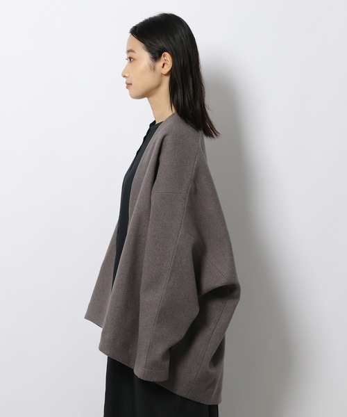 LAKOLE（ラコレ） ポンチョ カットメルトンドルマンコート / 229323