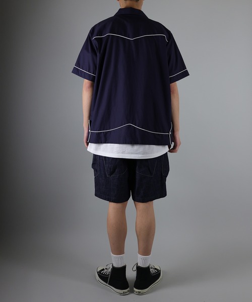 NUMBER (N)INE シャツ S/S EMBROIDERED COTTON SHIRT / 刺繍