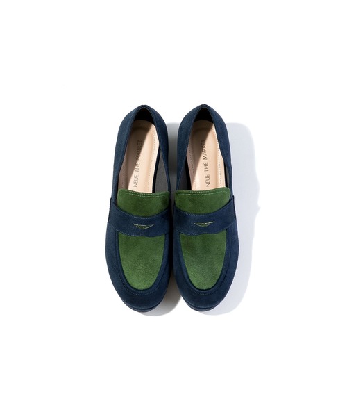 NEUE THE MARKET ローファー ストーム付ヒールローファー/TM22474