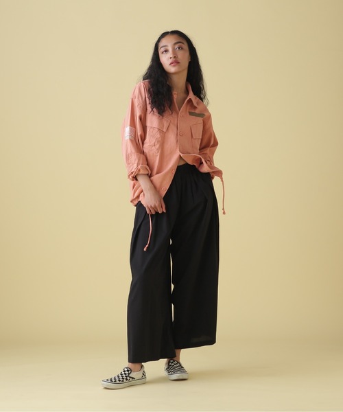 ブラウス シャツ 「WEB＆限定」PIGMENT DYED FATIGUE SHIRT / ピグメント ダイ ファティーグ シャツ / AV AVIREX（アヴィレックス）の「【WEB&DEPOT限定】PIGMENT DYED
