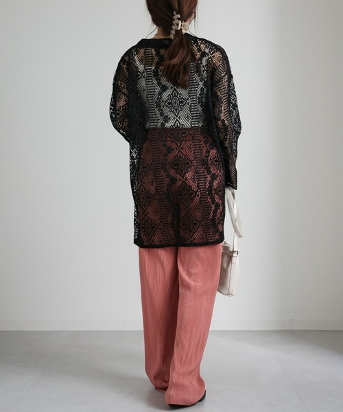 SLY | GRAPHICAL SHEER トップス (Tシャツ・カットソー(長袖