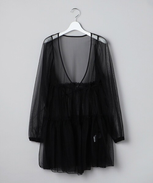 FREAK'S STORE ブラウス シャツ チュール パフ カシュクール
