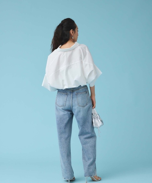 レディース　フランス製ジーンズ ジーンズ デニム デニムパンツ 「XS〜Lサイズ展開」ハイウエスト
