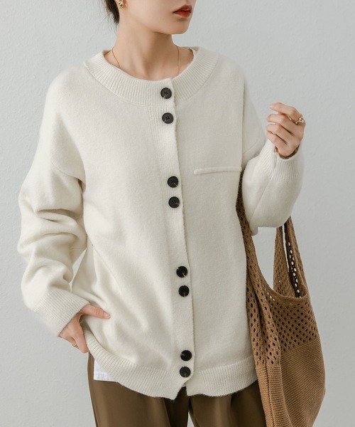 MAISON DE THERESE（メゾン ド テレーズ） カーディガン ノーカラー