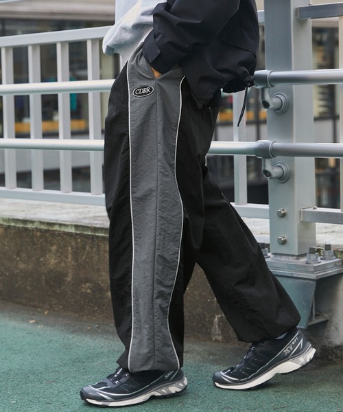 asonパンツ/s セール】ウールブレンドツータックストレートパンツ（スラックス