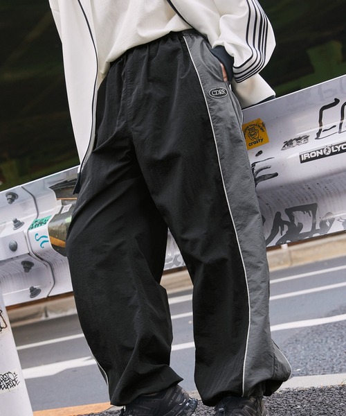 asonパンツ/s セール】ウールブレンドツータックストレートパンツ（スラックス