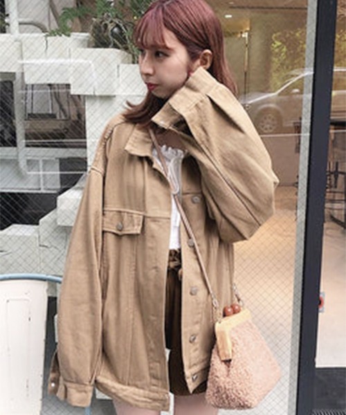 frunco コート アウター ビッグシャツジャケット レディース