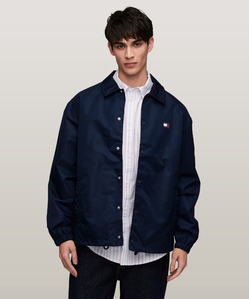 【美品】 JEANS ソリッドコーチジャケット TOMMY JEANS ナイロンジャケット ソリッドコーチジャケット