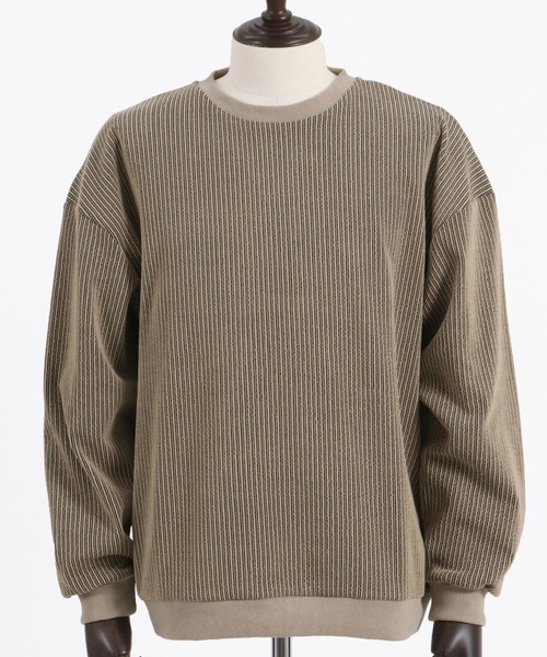 doublet ストライプ柄 長袖Tシャツ シャツ ストライプ柄 メンズ 長袖 トップス 送料無料・(50)メール便可