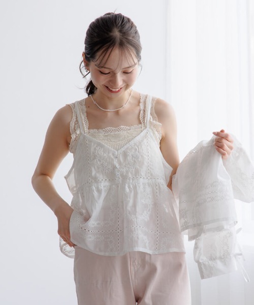 flower キャミソール ゴージャスレースブラトップ : ZOZOTOWN Yahoo!店