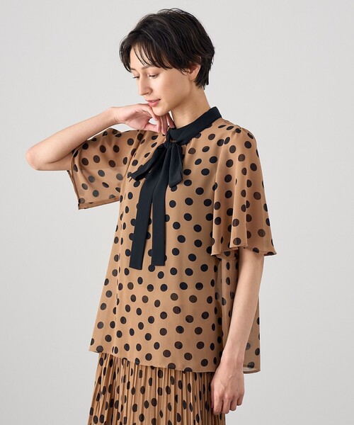 ANAYI（アナイ） ブラウス シャツ 「セットアップ対応商品」ポルカ