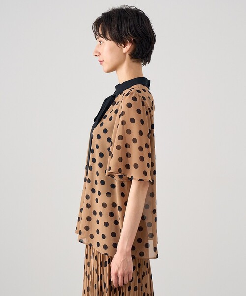 ANAYI（アナイ） ブラウス シャツ 「セットアップ対応商品」ポルカ