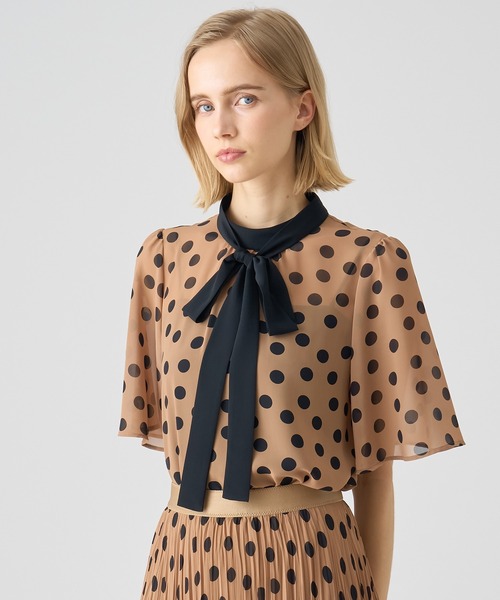 ブラウス シャツ 「CURRENTAGE/カレンテージ」2WAY ruffle frill blouse レディース martinique ブラウス シャツ 「CURRENTAGE/カレンテージ」2WAY