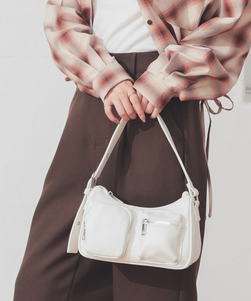 Honeys（ハニーズ） ショルダーバッグ バッグ アウトポケットバッグ