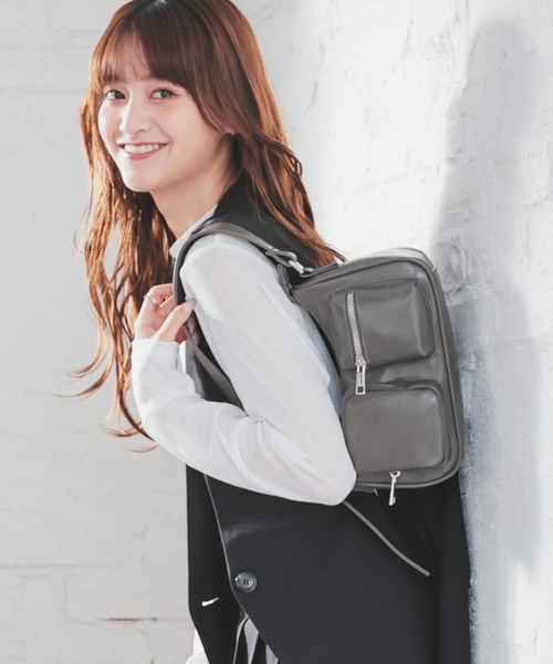 Honeys（ハニーズ） ショルダーバッグ バッグ アウトポケットバッグ