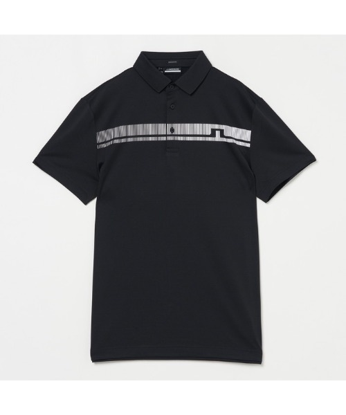 J.LINDEBERG ジェイリンドバーグ 半袖ポロシャツ ブリッジロゴ M J.LINDEBERG ポロシャツ 「J.LINDEBERG/GOLF」ブリッジロゴ