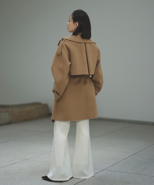 anuans（アニュアンス） トレンチコート コート リバーミドルトレンチ