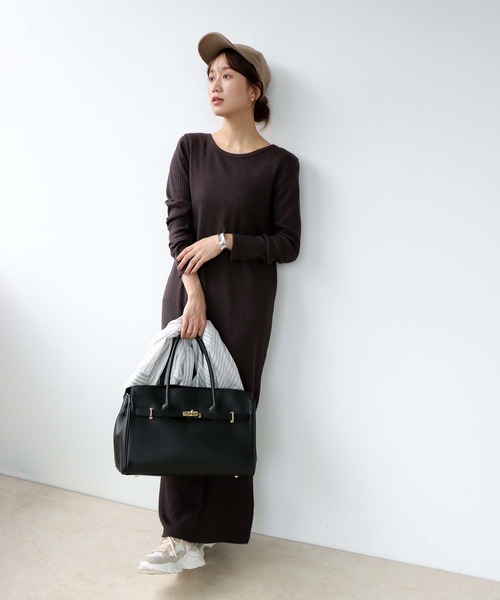 AULENTTI/ターンロックモチーフ2wayトートバッグ