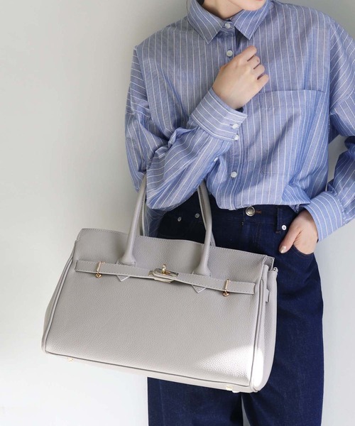 AULENTTI シルバー トートバッグ セット AULENTTI トートバッグ 2wayレザートートBAG「AULENTTI/オーレン