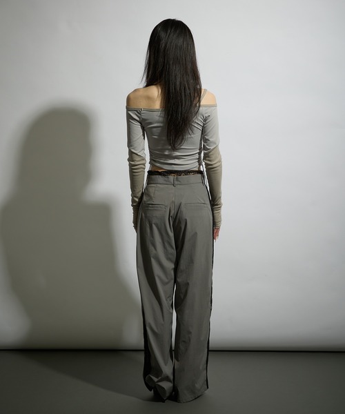 AWL Ellno de Mavie パンツ lace double waist pants / レース