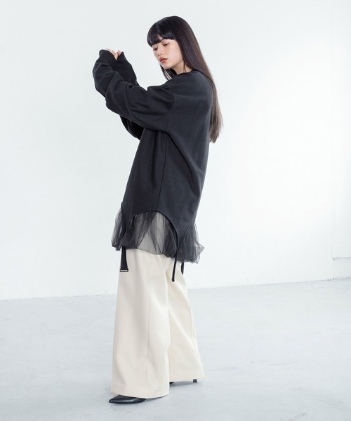 【美品】DIESELトレーナースウェットチュニック　ビーズダメージ　Mレディース 楽天市場】スウェット トレーナー レディース ビッグシルエット