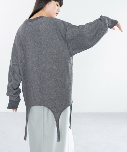 【美品】DIESELトレーナースウェットチュニック　ビーズダメージ　Mレディース m75859057257_1.jpg?1746444055