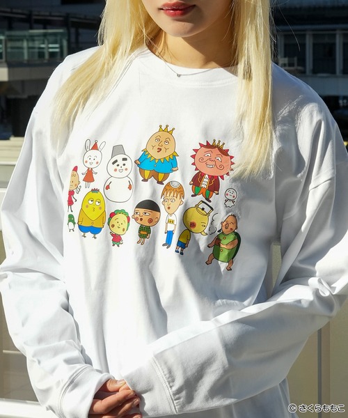 LB/S tシャツ 「COJI-COJI/コジコジ」プリントロンT メンズ レディース