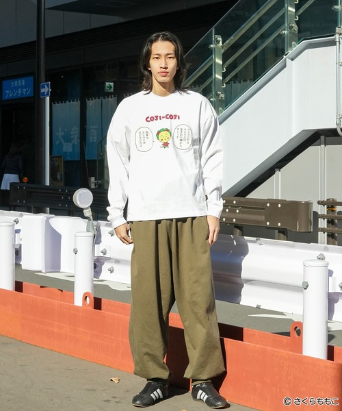LB/S tシャツ 「COJI-COJI/コジコジ」プリントロンT メンズ レディース