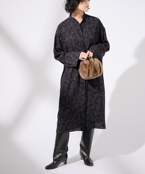 JOURNAL STANDARD L'ESSAGE スカーフプリントミニワンピ journal standard L'essage ワンピース スカーフプリント