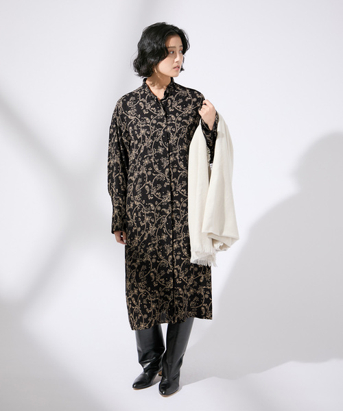 JOURNAL STANDARD L'ESSAGE スカーフプリントミニワンピ journal standard L'essage ワンピース スカーフプリント