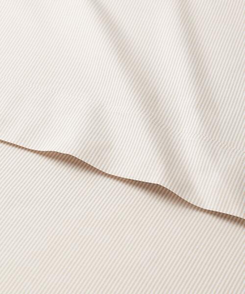 新品未使用✳︎ラルフローレン✳︎オックスフォードストライプ✳︎シングル✳︎フラットシーツ RALPH LAUREN HOME ベッド 寝具 オーガニック コットン