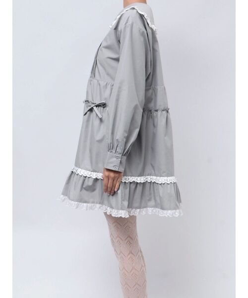 merry jenny（メリージェニー） ワンピース ピンタックフレアミニ