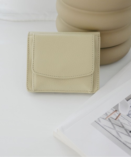 An+u 財布 レザーコンパクトウォレット レディース : ZOZOTOWN