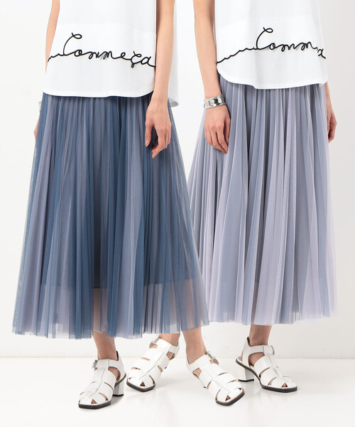 2019ADチュールスカート❗️コムコムCOMME des GARCONS‼️ COMME CA（コムサ） スカート 「リバーシブル」ソフトチュール