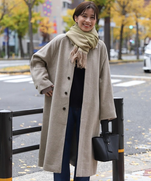 URBAN RESEARCH DOORS」 ステンカラーコート MEDIUM ベージュ