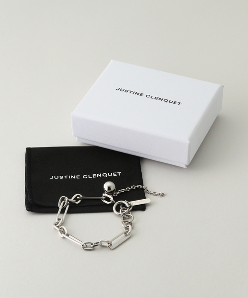 送料関税込【Justine Clenquet】Jean bracelet☆FW20♪国内発送 Justine Clenquet シルバー ブレスレット Taylor bracelet – unigem