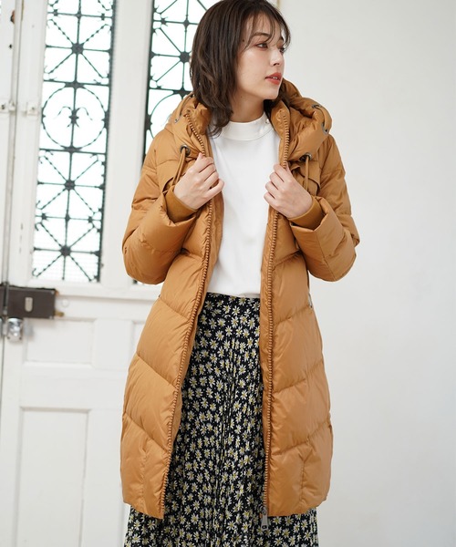 Filomo 「Filomo」 ダウンコート L キャメル レディース : ZOZOTOWN