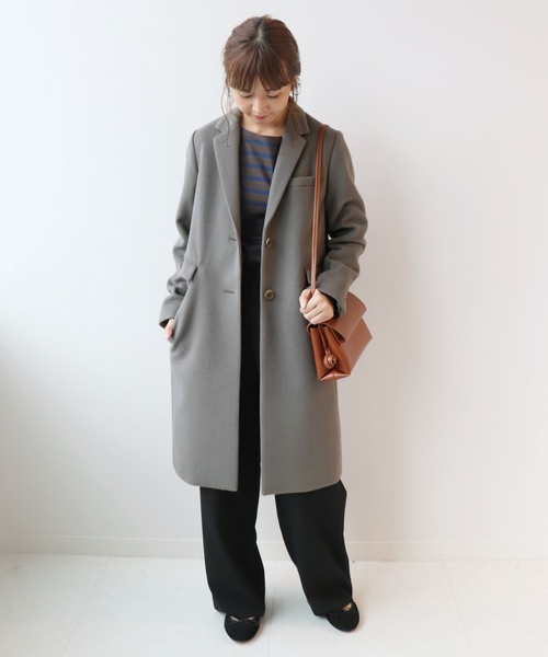 SLOBE IENA（スローブイエナ） チェスターコート 38 ブラック