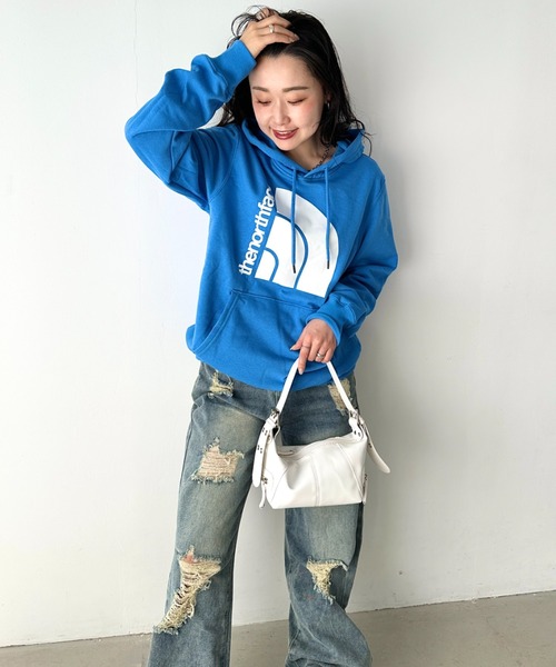 パーカー 国内未発売 USモデル THE NORTH FACE(ザ・ノースフェイス)/オーバーサイズ ハーフドーム フーディー パーカー/M JUMB THE NORTH FACE パーカー 国内未発売 USモデル FACE(ザ・ノース